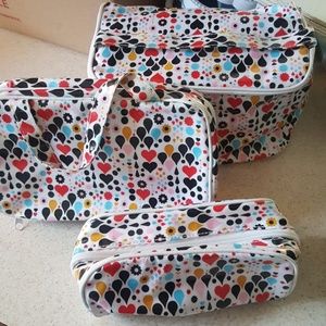 Cosmetic case trio